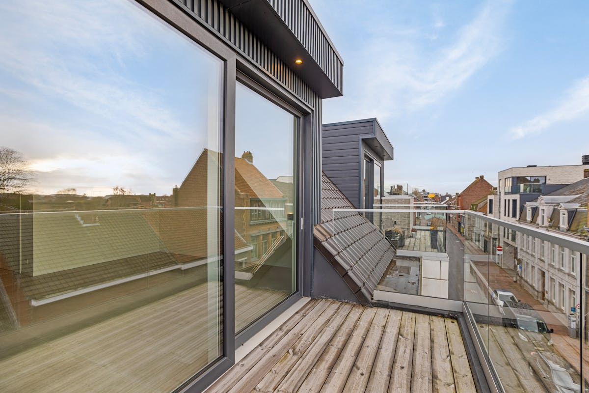 Nieuw appartement met 2 kamers en 2 terrassen in Poperinge - foto 5