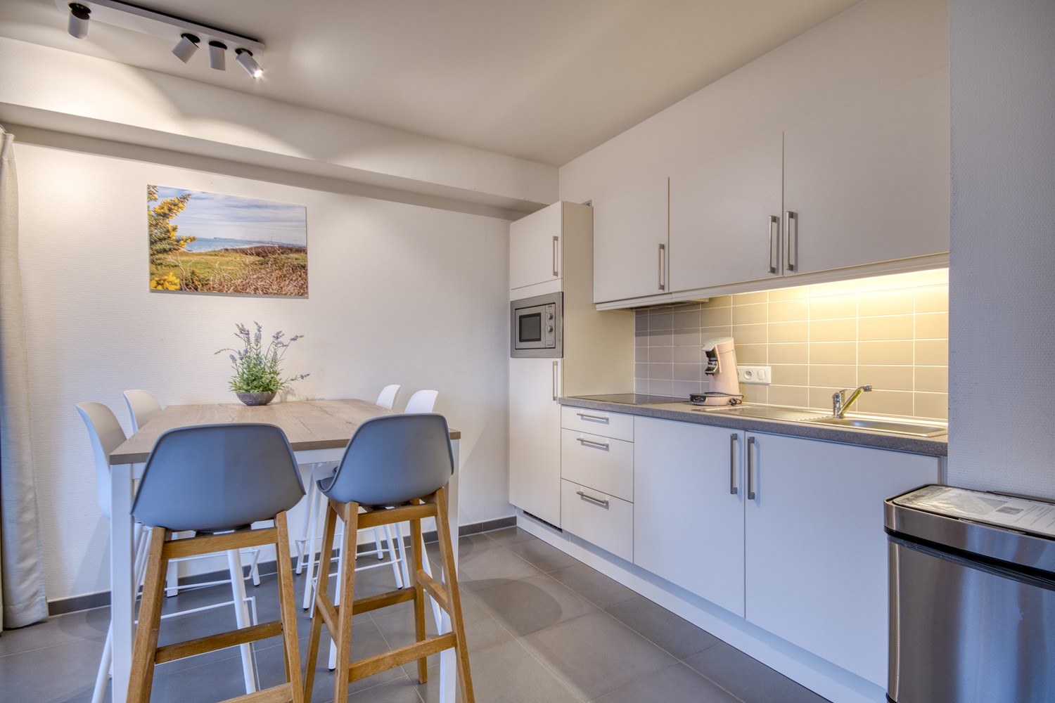 Lichtrijke studio met slaaphoek en terras nabij de Zeedijk te Mariakerke-Oostende ! - foto 5