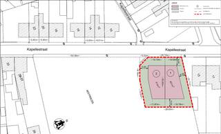 Goed gelegen perceel grond van 416m², geschikt voor het bouwen van een halfopen woning.<br /><br />Goedgekeurde verkavelingsvergunning.<br /><br />Voorschriften volgens Ruimtelijk uitvoeringsplan Centrum Wielsbeke.<br /><br />Bouwdiepte:<br /> - gelijkvloers: max 18 m<br /> - verdieping: max 15 m<br />Dakvorm vrij te kiezen.<br />Maximaal twee bouwlagen plus een onderdakse bouwlaag bij hellend dak.<br />Ondergrondse bouwlaag mogelijk.<br />Minimum één autobergplaats of standplaats verplicht op eigen terrein.<br />Carport mogelijk<br />Bij gebouw van max 40 m²<br /><br />prijs: 114.400,- euro (275 €/m²)