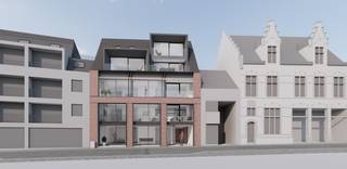 Appartement op de eerste verdieping van een kleinschalig kwalitatief hoogstaand appartementsgebouw.<br /><br />Villa Allegro is een exclusief nieuwbouwproject gelegen aan de Kortrijkstraat. Hier worden vier uitzonderlijk ruime appartementen en een handelspand gerealiseerd op een toplocatie in het centrum met winkels, horeca, cultuur, sport en openbaar vervoer op wandelafstand.<br /><br />De appartementen onderscheiden zich door hun royale en doordachte indeling, grote raampartijen die overvloedig natuurlijk licht binnenlaten, en een verfijnde afwerking met uitsluitend hoogwaardige materialen, in harmonie met het luxueuze en kwalitatieve karakter van het gebouw.<br /><br />De appartementen beantwoorden aan de meest recente energetische normen en zijn uitgerust met vloerverwarming op basis van een individuele warmtepomp en een ventilatiesysteem voor een gezond binnenklimaat.<br /><br />Achteraan het terrein zijn private garages voorzien, bereikbaar via het Rameplein, evenals fietsenbergingen met een toegang langs de Nieuwstraat.<br /><br />Jouw woonwensen, jouw indeling.<br />Kopers krijgen de mogelijkheid om de inrichting en afwerking af te stemmen op hun eigen stijl en behoeften, in samenspraak met de bouwheer.<br /><br />Villa Allegro bestaat uit volgende entiteiten :<br />- Gelijkvloers: 275 m² handelsruimte - VERKOCHT <br />- 1° Verdiep (1.1): 160 m² + 34 m² terrassen – 3 slpk – 2bdk - berging<br />- 2° Verdiep (2.1): 160 m² + 28 m² terrassen – 3 slpk – 2 bdk – berging<br />- 3° Verdiep (3.1): duplex 116 m² + 11 m² terrassen – 2 slpk – bdk – berging<br />- 3° Verdiep (3.2): duplex 121 m² + 23 m² terrassen – 2 slpk – bdk – berging<br />- 5 privatieve bergingen <br />- Individuele fietsenbergingen<br />- 6 garages + 3 autostandplaatsen<br /><br />Mogelijkheid tot aankoop aan 6% btw (i.p.v. 21%), indien u voldoet aan de voorwaarden.<br />Meer info hierover op kantoor.