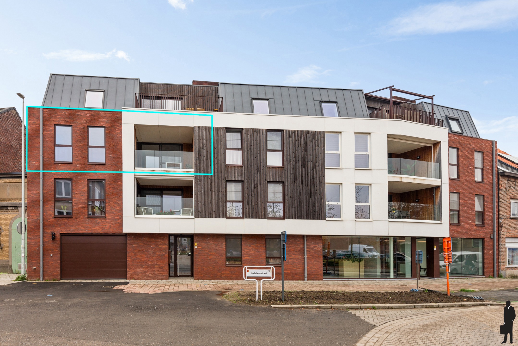 Modern appartement met 2 slaapkamers en overdekt terras - foto 2