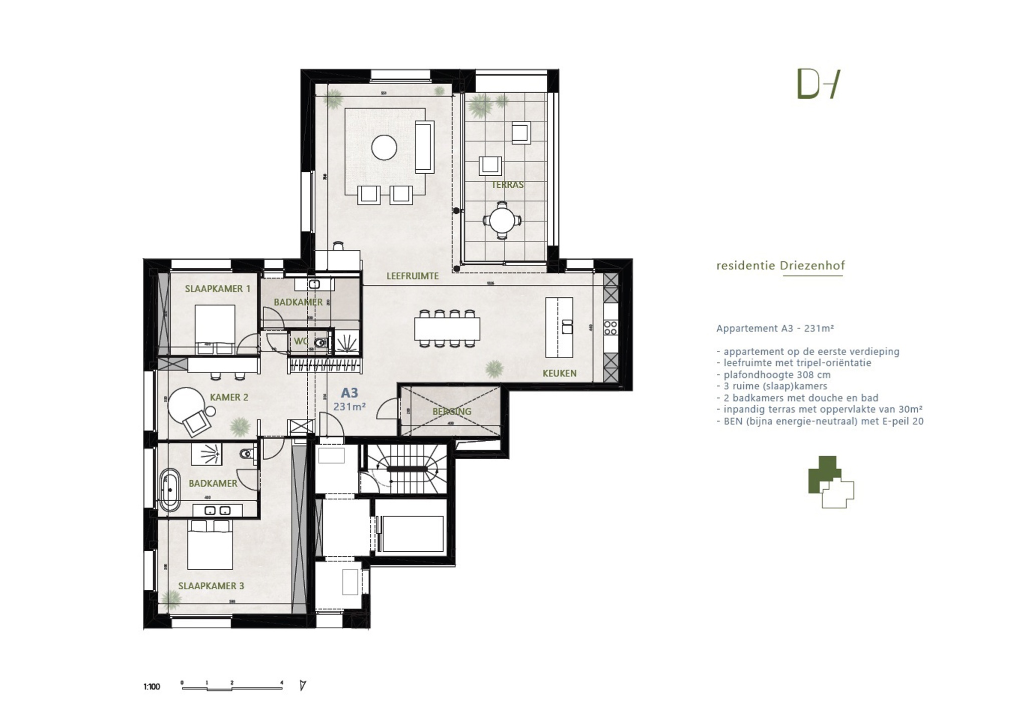 Appartement à vendre à Turnhout avec 3 chambres - photo 4