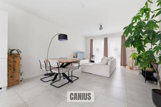 <p><span>COUNTRY HOME WITH 3 BEDROOMS &, GARDEN</span></p><p><span> </span></p><p><span>In the quiet and & green town of Munsterbilzen, a borough of the city of Bilzen-Hoeselt, we find the “ “” development on Munstergaarde”. We’re just a few minutes from the center of Bilzen, making local shops, supermarkets, schools, and … easily accessible. A nice bonus is the proximity to various major roads, making this home ideal for those who value easy access to surrounding cities and towns. </span></p><p><span> </span></p><p><span>We enter the home through the front door, which leads to the entry hall. Here, we find a guest restroom with a hand-washing sink. From the entry hall, we proceed to the living area, which features a fully equipped open kitchen that opens onto the patio and garden via a sliding window. The storage room next to the kitchen is particularly convenient; it serves as both a pantry and a laundry room. </span></p><p><span> </span></p><p><span>After exploring the ground floor, we head up the staircase in the living area to the first floor. Upon reaching the night hall, we have access to no fewer than three bedrooms, one of which has access to the attic storage space via the attic hatch and a walk-in closet. Finally, we discover the fully equipped bathroom with a shower, a vanity unit, and a second toilet. </span></p><p><span> </span></p><p><span>Highlights:<br />- Energy-efficient home<br />- Low-maintenance garden with a patio<br />- Parking available on-site<br />- Latest technologies such as solar panels and rainwater harvesting, …</span></p><p><span> </span></p><p><span>IN SHORT</span><span>:</span></p><p><span>Asking price: € 327,917.36,000.00</span></p><p><span>Sale subject to VAT (21%)</span></p><p><span> </span></p><p><span>Curious to discover this beautiful home? Request a tour today at info@canius.be or contact one of our agents at 078 78 30 39 to explore this property together. </span></p><p><span> </span></p><p><span>The listed square footage is for reference only. Canius Real Estate cannot be held responsible for the accuracy of the information provided.</span></p><p><span> </span></p>