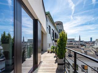 Gelegen op een steenworp afstand van de historische wijken, in een iconisch gebouw, biedt dit penthouse een bruto vloeroppervlakte van circa 200...