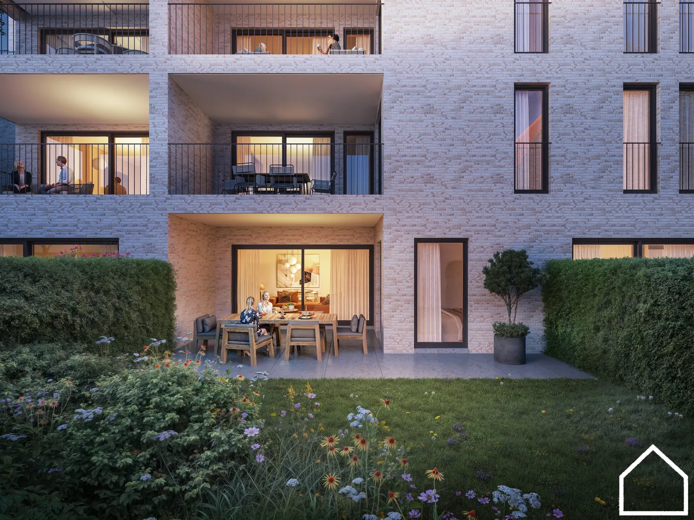 Mooi en stijlvol gelijkvloers nieuwbouwappartement in het hart van Ieper - foto 3