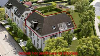 Schriek centrum <br />BEZOEK HET PENTHOUSE na afspraak  <br />De werken zijn in uitvoering - oplevering 4/2027 - REEDS 80% VERKOCHT.<br />6% BTW mogelijk voor eigen enige woonst of verhuur (onder voorwaarden).<br />Penthouse van 141m² met terras van 8m² (3,20m x 2,50m) op het zuid-westen in het stijlvolle nieuwbouwproject ‘Hof ter Hooghe’ op de 2de verdieping met lift.<br />Zeer energiezuinig BEN-appartement (Bijna Energie Neutral) met warmtepomp geothermisch met vloerverwarming + vloerkoeling (geothermisch = grondboringen met grondwarmte = de meest energiezuinige verwarming) + zonnepanelen.<br />Op een uniek zuid gericht perceel van 27 are met mooie aangelegde tuin met 16 nieuwe loofbomen.<br />Gunstig gelegen in het centrum van Schriek, nabij de grens met Keerbergen, op wandelafstand van winkels, diensten, scholen, ontspanning en openbaar vervoer.<br />Omvat: inkomhal, ruime living 50m² met open volledig ingerichte keuken, terras 3,20m x 2,50m op het zuid-westen, 2 bergingen, 2 bad-of douchekamers, 3 slaapkamers (15,8m² - 15,2m² - 10m²), 2 wc’s.<br />Het project is tevens voorzien van een ruime gemeenschappelijke fietsenberging op het gelijkvloers, ondergrondse garageboxen en autostaanplaatsen, privé kelders, en een vuilnisberging in bijgebouw in achtertuin.<br />Verkoop BTW-stelsel - aankopen aan 6% BTW mogelijk onder voorwaarden op constructiewaarde - grondwaarde 12% registratie.<br />Stedenbouw info: omgevingsvergunning uitgereikt bouwen 13 appartementen - woongebied - niet gelegen in verkaveling - geen voorkooprecht ruimtelijke ordening - geen rechterlijke herstelmaatregel of bestuurlijke maatregel opgelegd - niet overstromingsgevoelig.
