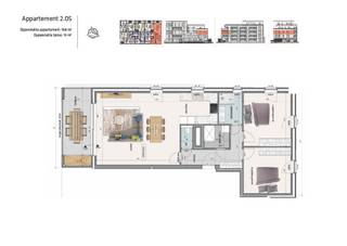 Nieuw woonproject Residentie Ter Durmen gelegen op de hoek van de Buntstraat en de Vrouwenstraat. <strong>6% BTW mogelijk!</strong><br /><br />Deze BEN-appartementen worden gebouwd met zicht op de gemeenschappelijke tuin en bestaande boomgaard. Dit is de laatste fase in een prachtige verkaveling met een diversiteit aan bouwelementen.<br />Dit exclusief hoekappartement met nr. 2.05 (108m² bewoonbare oppervlakte) situeert zich op de 2de verd. Grote living met ruime ingerichte eilandkeuken en riant zuidwestgericht leefterras (14 m²!) met praktische buitenberging.<br />Er zijn 2 slaapkamers, badkamer met dubbele wastafel en douche, berging en vestiairemogelijkheid.<br />Uiterst energiezuinig (E20!) app. dankzij pakket zonnepanelen (energiedelen), warmtepomp met vloerverwarming, regenwaterrecuperatie en ventilatiesysteem D.<br />Elk appartement wordt volledig afgewerkt aangeboden waarbij je zelf nog je eigen afwerking kan kiezen (vloeren, badkamermeubel,....)<br />Ondergrondse autostaanplaats en berging voorzien, welke mee dienen aangekocht te worden. In de kelder is er een grote fietsenstalling en bovengronds is er zelfs een staanplaats voor bakfietsen voorzien.<br /><br />De werken zijn gestart oplevering dit jaar nog!<br />Prijs excl. aankoopkosten en btw. <br />Meer info via 09 280 60 60 of info@durabrik.be.<br /><br />* Beelden en oppervlaktes zijn indicatief.
