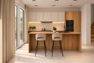 <p>Dit stijlvolle nieuwbouwproject omvat twee halfopen bebouwingen in het rustige en idyllische Bottelare. <br />De woningen combineren een moderne architectuur met een warme uitstraling en zijn ontworpen met oog voor comfort, licht en functionaliteit.<br />Dankzij de grote raampartijen geniet u in elke ruimte van een overvloed aan natuurlijk licht én connectie met de tuin.<br /><br />INDELING:<br />Inkomhal, gastentoilet met lavabo, lichtrijke leefruimte met open keuken, praktische berging, 3 slaapkamers (waarvan 2 met zuidgericht terras), en een badkamer uitgerust met ligbad en inloopdouche. <br />De zolderverdieping biedt de mogelijkheid om extra kamer(s) en een tweede badkamer/dressing te creëren.<br /><br />U heeft bovendien de vrijheid om de keuken en badkamer volledig naar eigen smaak in te richten, met een ruim budget van €20.000 en €7.000.<br /><br />Deze woning wordt gebouwd volgens de huidige, strenge energienormen en is uitgerust met onder andere zonnepanelen, een warmtepomp, hoogrendement dubbel glas en kwalitatieve vloer-, spouw- en dakisolatie.<br /><br />Aankoop aan 6% btw mogelijk op de constructie indien u aan de voorwaarden voldoet.<br /><br />Verkooprijs grond: 249.744 EUR.<br />Verkoopprijs constructie: 315.000 EUR.<br />Exclusief registratiekosten en btw.<br /><br />De vermelde oppervlakten zijn louter informatief en niet gebonden.<br /><br />Wenst u meer info, de plannen en het lastenboek, bel Marianne: 0478 38 12 88 of mail naar marianne@cornelis-goeman.be</p>