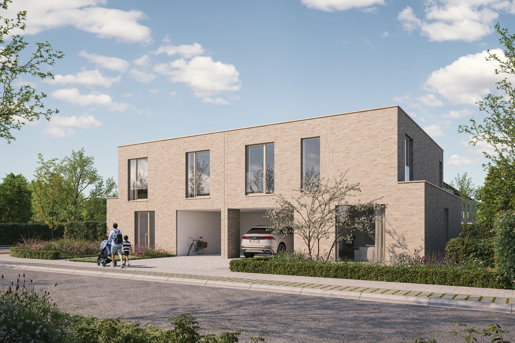 Lot 65: halfopen bebouwing met 4 slaapkamers en bovengronds parkeerplaats - foto 2