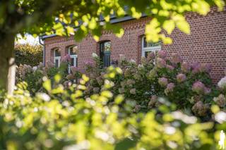 <strong>Riante, gerenoveerde hoeve (bj. 1932) nabij natuurdomein Prinsenpark en Nederlandse grens. De hoeve met paardenstallen bevindt zich op een privé-domein van ca. 2 hectare en werd in 2002 en in 2020 (dak volledig, zonnepanelen) en 2025 (verwarming) doorgedreven gerenoveerd. Zij omvat 4 à 6 slaapkamers, 2 badkamers, 1 douchekamer, een thuiskantoor, poolhouse en zwembad. De woning beschikt verder over een uiterst gunstige EPC-score van 113kWh/m²/jaar (label B) en is volledig asbestveilig (0 asbestmaterialen). </strong><br /><br /><strong>Er zijn paardenstallen (9 boxen) met directe toegang tot de aangrenzende weides en buitenpiste. De weides zijn voorzien van automatische drinkbakken. </strong><br /><br /><strong>De ligging van het domein is uniek en de troef bij uitstek. De woning is zuid(west) georiënteerd en gelegen in agrarisch gebied. Er is voldaan aan voorwaarden 'zonevreemde woning', wat maakt dat het domein ook bewoond kan worden en niet louter moet dienen in het kader van (para-)agrarische activiteiten. Het uitgestrekt gebied Wenen-Geenend-Prinsenpark is één van de mooiste en meest natuurlijke omgevingen te Retie. De residentiële aard van de wijk maakt dat deze wijk uiterst rustig is. Bovendien is de woning gelegen op wandelafstand van diverse natuurgebieden (o.a. Prinsenpark), wandel- en fietsroutes, sportvoorzieningen ('t Vossekot), Meulezicht en brasserie Kleynhoeve, etc.</strong><br /><br /><strong>Een aantal bekende stoeterijen en maneges bevinden zich kortbij: o.a. De Vier Dagmaelen, De Dreven, Goorhof, ZG Stables, etc.<br /><br /></strong><span>Gelijkvloers niveau:</span><em><br /></em><span>Via de inkomhal met ruimte voor garderobe en gastentoilet heeft u toegang tot de thuiskantoorruimte en de woonkamer. De leefruimte met fraai zicht op de tuin en achterliggende paardenweiden is opgedeeld in een eetgedeelte en een gezellige zithoek op tussenniveau. Onder deze zithoek is een authentieke bergkelderruimte aanwezig. Vanuit de lichte leefruimte heeft u verder toegang tot de keuken met op zijn beurt toegang naar de buitenhal. De keuken is open (verbonden met de woonkamer), enorm lichtrijk en volledig uitgerust. Aan deze keuken bevindt zich de hal die toegang geeft tot de tuin, een riante benedenbadkamer (met douche, twee lavabo's en inbouwkasten), de wasplaats en grote garage met sectionaalpoort.<br /><br /></span><span>Bovenverdieping:</span><em><br /></em><span>Op het eerste verdiep bevindt zich o.a. een ruime hoofdslaapkamer met 2 inloopdressings. De bovenbadkamer is uitgerust met ligbad, inloopdouche en toilet. Verder zijn er op deze verdieping bijkomend 3 volwaardige slaapkamers, ideaal voor kinderen, logés of extra opslag, werk-/hobbyruimtes.<br /><br /></span><span>Stalgebouw en buitenruimte:</span><em><br /></em><span>Het eigendom is verder bijzonder geschikt voor dierenliefhebbers. De stalaccommodatie is voorzien van 9 ruime paardenboxen, elk uitgerust met automatische drinkbakken. Verder is er ruimte voor opslag of inrichting van fokfaciliteiten, zadelkamer, etc. De paarden (of andere weidedieren) kunnen via de binnenkoer rechtstreeks naar de aanpalende, ruime en opgedeelde weides en zandpaddock, wat zorgt voor een uiterst optimale leef- en trainingsomgeving. De achterliggend gelegen weides zijn allen stijlvol afgemaakt in hout en voorzien van drinkwater.<br /><br /></span><span>Bijzonderheden</span>:<br />- Uitzonderlijke ligging: uitgestrekt domein nabij Prinsenpark<br />- Nabij Nederland en verbindingsweg E34 (Antwerpen - Eindhoven)<br />- Regio met sterke affiniteit voor paarden: diverse stoeterijen, maneges en hippische faciliteiten<br />- Centrale ligging: het Azelfhof, Sentower Park en De Peelbergen zijn goed bereikbaar<br />- Uiterst zorgeloze woning: o.a. B-label en asbestveilig<br />- CV uiterst recent: stookolie en warmtepomp