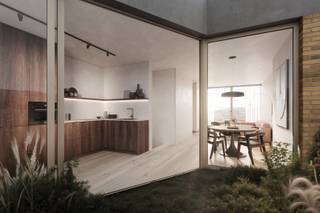 Het project “SAINT MALO“ betreft de realisatie van een meergezinswoning in het centrum van Koksijde langs de Koninklijke baan en nabij de zee en het strand.<br />Appartement gelegen op de eerste verdieping met volgende indeling: inkom, aparte berging, gastentoilet, badkamer (volgens keuze afgewerkt), 1 of 2 slaapkamers (afhankelijk type 1 of type 2), lichtrijke woonkamer met open keuken en een zuidgericht terras. <br />Met dit project wordt kwaliteit en duurzaamheid nagestreefd, een onovertroffen wooncomfort met hoogstaande afwerkingen en bovendien energiezuinig.<br />Gemeenschappelijke fietsenberging op het gelijkvloers en op kelderniveau is er een technisch lokaal, een gemeenschappelijk afvallokaal en drie privatieve bergingen voorzien.