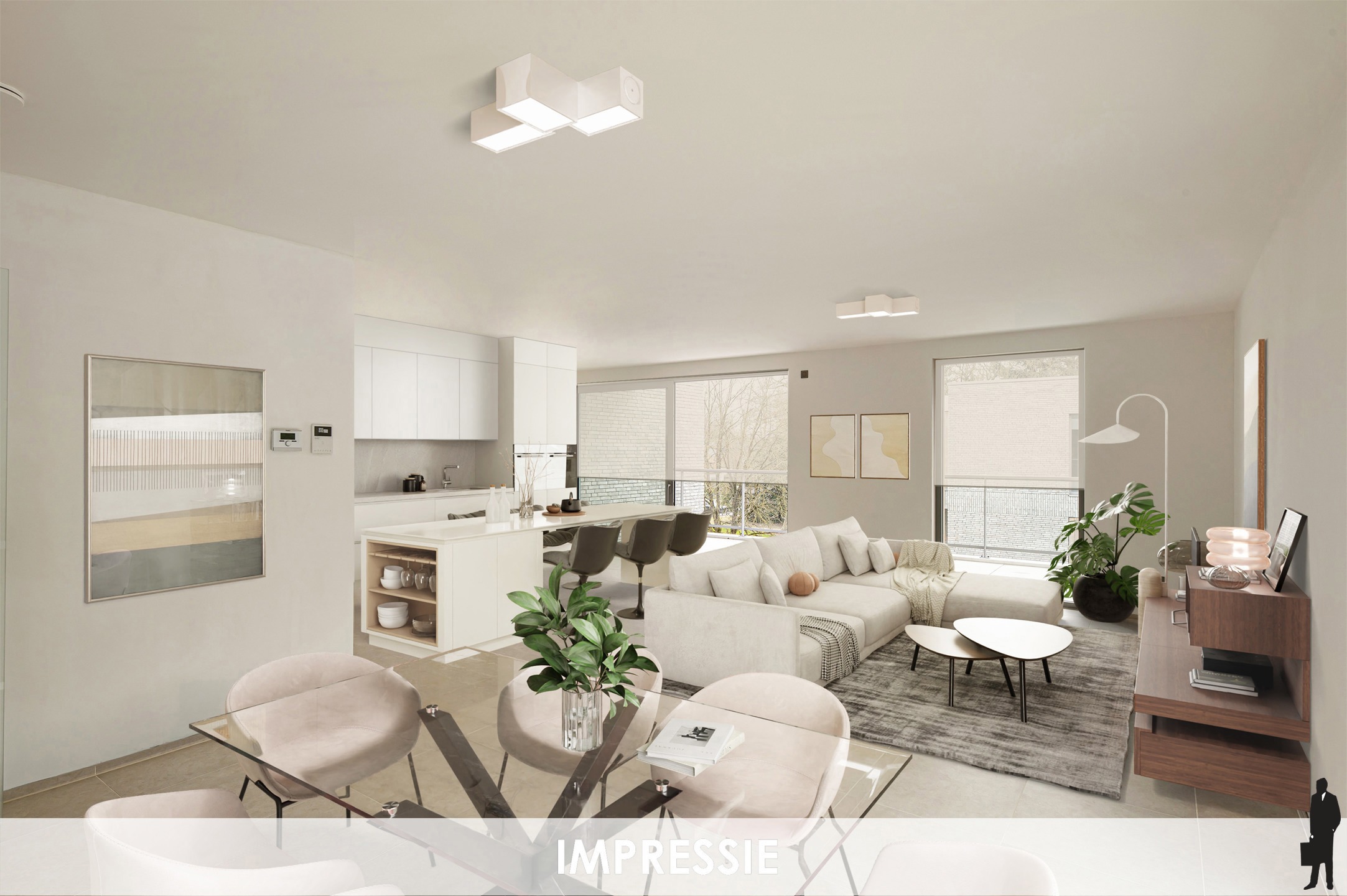 Exclusief en in het groen gelegen nieuwbouw penthouse onder registratierechten - foto 1