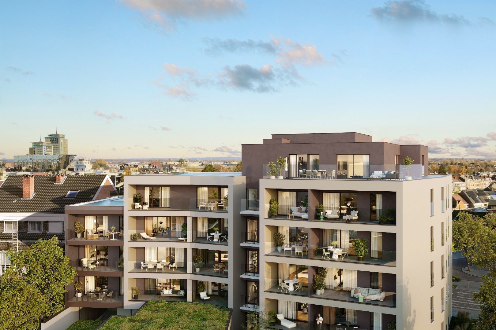 APPARTEMENT met terras, 69m², 1 slaapkamer - Res. Rongese-Park - foto 5