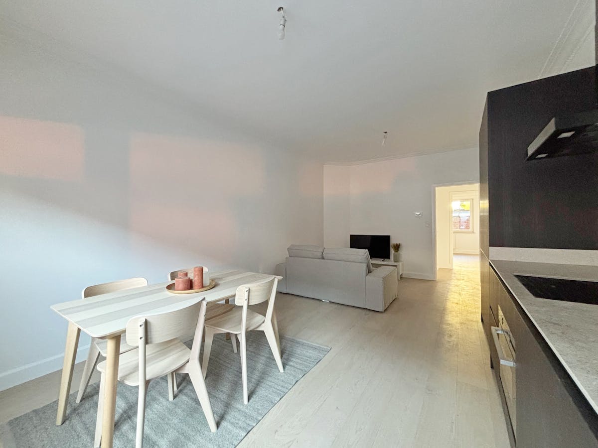 Gerenoveerd gelijkvloers appartement met twee slaapkamers - foto 2