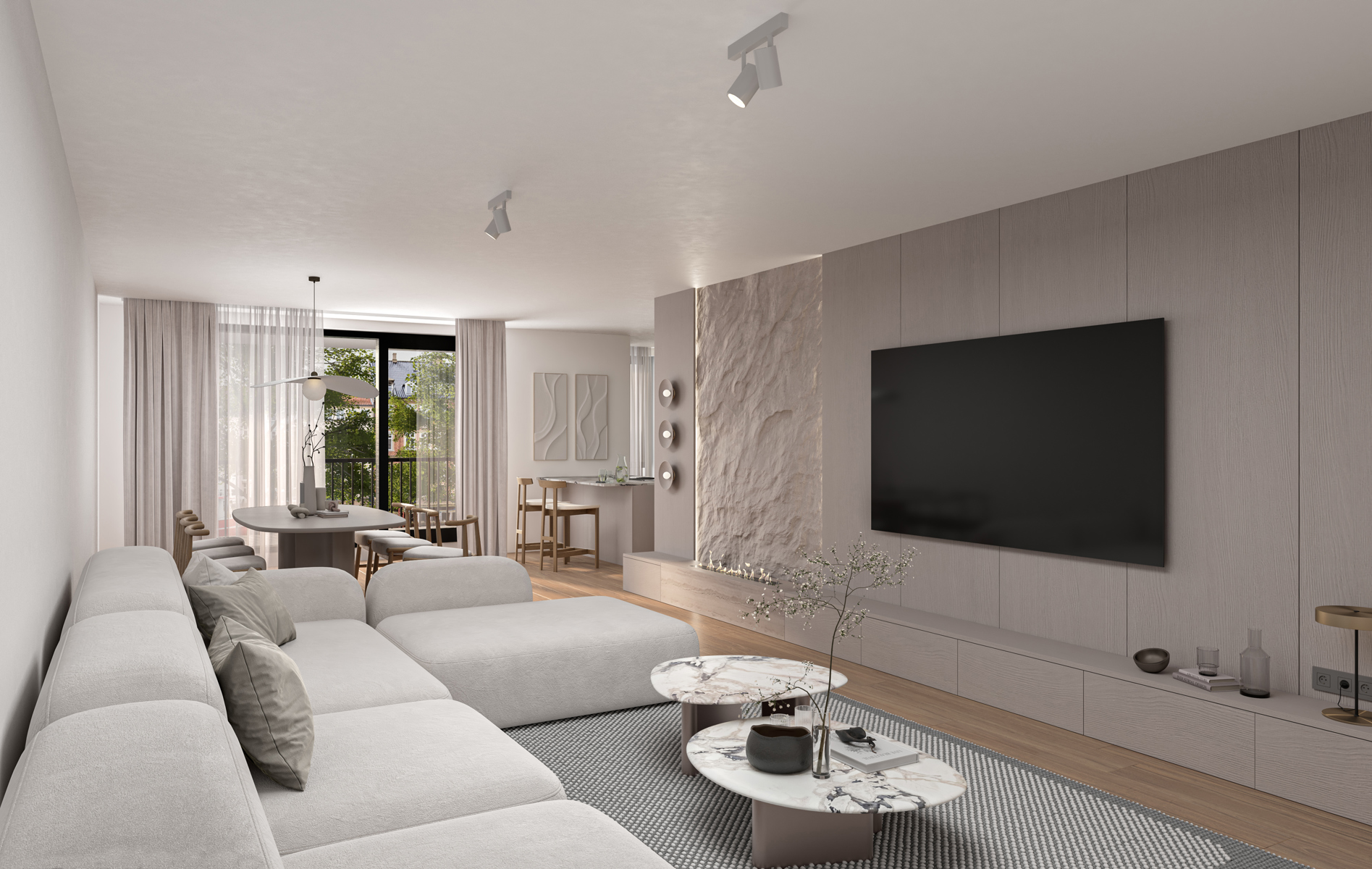 Ruim duplexappartement met 3 slaapkamers - foto 5