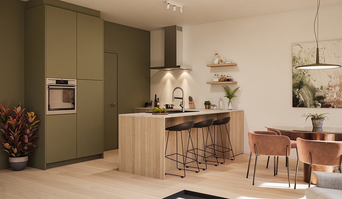 App. B2.1.2: appartement met 2 slaapkamers met zicht op het Noordhofpark - foto 4