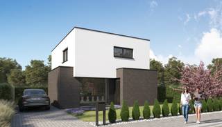 Ontdek deze moderne nieuwbouwwoning die we bouwen in Staden. Je hebt er alles binnen handbereik: winkels, scholen, openbaar vervoer, horecazaken en sportfaciliteiten. Bovendien woon je hier op amper 5 km van het bruisende centrum van Roeselare.
Deze vrijstaande woning beschikt over: een inkomhal met toilet, een woon- en eetkamer met veel lichtinval, een open keuken en een berging. Op de verdieping zijn er 3 slaapkamers, een badkamer (met bad, inloopdouche en dubbele wastafel), een berging en een afzonderlijk toilet. In de ruime west gerichte tuin wordt het volop genieten! Het gebruik van een warmtepomp, in combinatie met vloerverwarming en zonnepanelen zorgt ervoor dat jouw toekomstige energiefactuur onder controle blijft (E20).
Personaliseer jouw nieuwe woning door zelf de afwerkingsmaterialen te kiezen voor de keuken, badkamer, vloeren en binnendeuren. Op die manier creëer je een thuis die volledig aan jouw wensen voldoet. Neem vandaag nog contact met ons op om alle mogelijkheden te ontdekken!