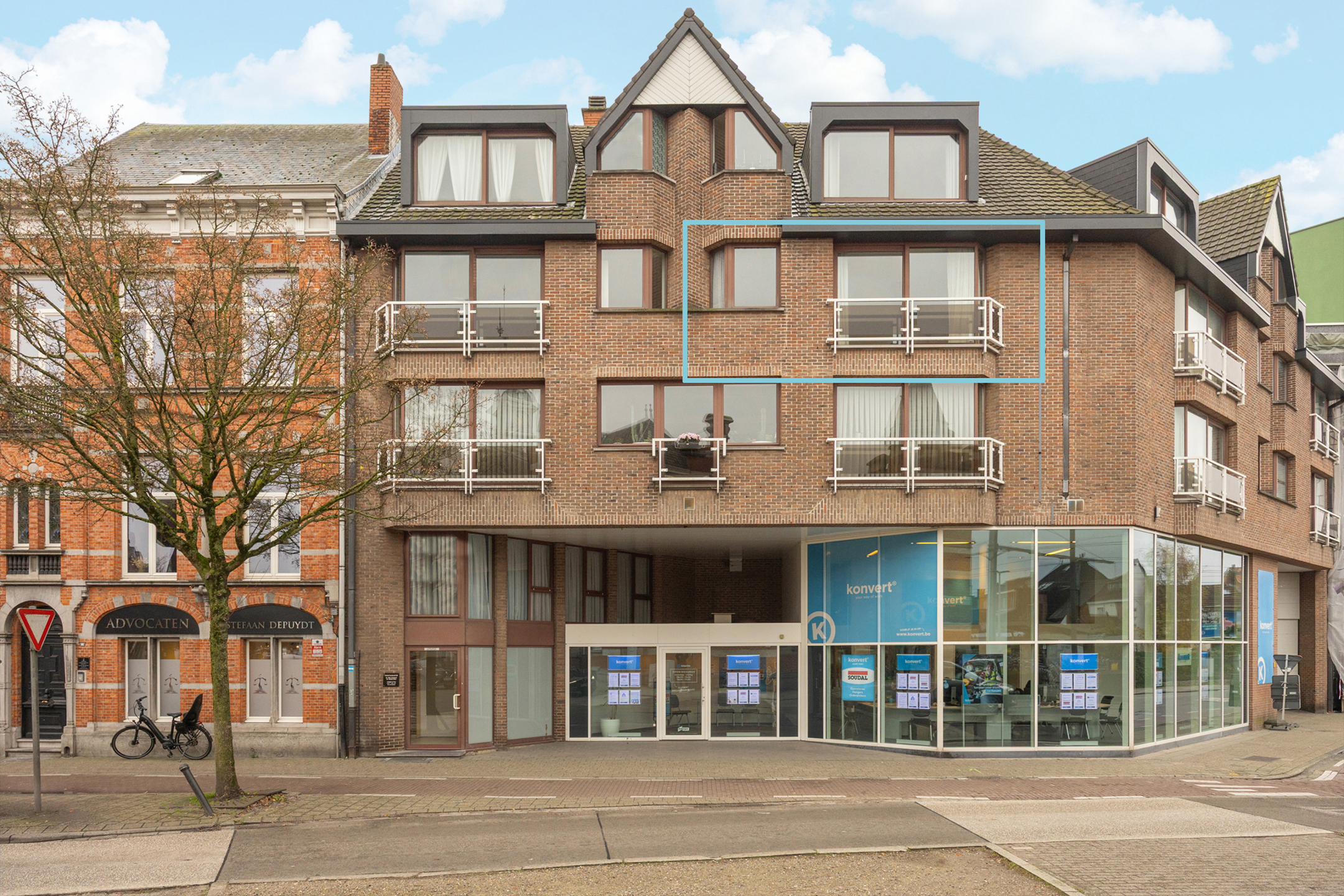 App. met 2 slpks in centrum. Epc 135 kWh/m² (B), EK conform! - foto 1