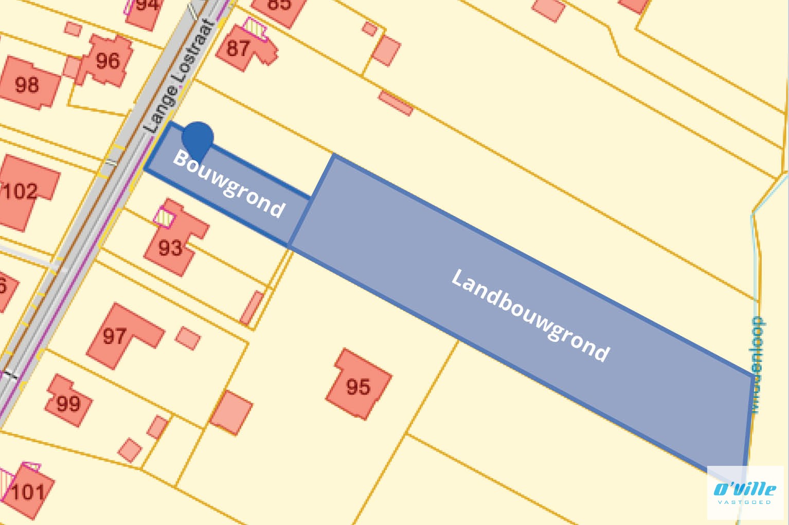 Exclusieve bouwgrond met achterliggend weideperceel voor paarden. - foto 4