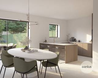 <p><span>Wonen in het groen</span></p><p><span>Nabij het centrum van Sint-Truiden treffen wij project “Kelsbeek” aan. Het betreft een kleinschalig project bestaande uit vier woningen. De ligging kunnen wij als ideaal bestempelen! Zo geniet je hier van de rust met zicht op de omliggende velden en weiden, en toch nabij alle voorzieningen.</span></p><p><span> </span></p><p><span> </span></p><p><span>Landelijke nieuwbouwwoning</span></p><p><span>Deze leuke halfopen bebouwing beschikt over 167m² aan bewoonbare oppervlakte en is gelegen op een onderhoudsvriendelijk perceel van ca. 4 are 57 ca.</span></p><p><span>Op de gelijkvloerse verdieping vinden we een inkomhal, een apart toilet en een leefruimte met open keuken en een berging terug.</span></p><p><span> </span></p><p><span>De eerste verdieping biedt een nachthal, een apart toilet, een badkamer en twee slaapkamers.</span></p><p><span> </span></p><p><span>Ook de zolderverdieping werd afgewerkt en zal voorzien worden van een nachthal, een apart toilet, twee slaapkamers en een technische ruimte.</span></p><p><span> </span></p><p><span>Als koper kan je rekenen op een duurzame woning die voorzien is van vloerverwarming, regenwaterrecuperatie, zonnepanelen, … en bovendien kan je de afwerking nog zelf kiezen naar eigen smaak.</span></p><p><span> </span></p><p><span>Geniet van 6% btw, nu ook voor investeerders</span></p><p><span>Mogelijkheid tot aankoop aan 6% btw ipv 21% btw, indien je aan de voorwaarden voldoet:</span></p><p><span> </span></p><p><span>Eigen bewoning: </span></p><p><span>-  koopt het appartement persoonlijk aan, niet via een vennootschap. </span></p><p><span>- Dit wordt je enige eigen woonst gedurende minstens 5 jaar. </span></p><p><span>- De bewoonbare oppervlakte bedraagt maximaal 175m².</span></p><p><span> </span></p><p><span>Investeerders kunnen ook profiteren van 6% btw bij de aankoop als deze langdurig (minstens 15 jaar) verhuurd.</span></p><p><span> </span></p><p><span>Kiezen voor een levensstijl in harmonie met de natuur?</span></p><p><span>Nieuwsgierig welke woning het best aansluit bij jouw levensstijl? Maak snel een afspraak of vraag maar informatie aan bij één van de medewerkers van Canius Real Estate. Je kan ons bereiken op het nummer 011 74 12 36 of via <span>info@canius.be</span></span><span>.</span></p><p><span> </span></p><p><span>*Deze gegevens zijn louter ter informatieve titel. De vermelde oppervlaktes zijn slechts indicatie. Canius Real Estate kan niet verantwoordelijk gesteld worden voor de juistheid van de aan haar verstrekte gegevens.</span></p><p><span> </span></p><p><span> </span></p>