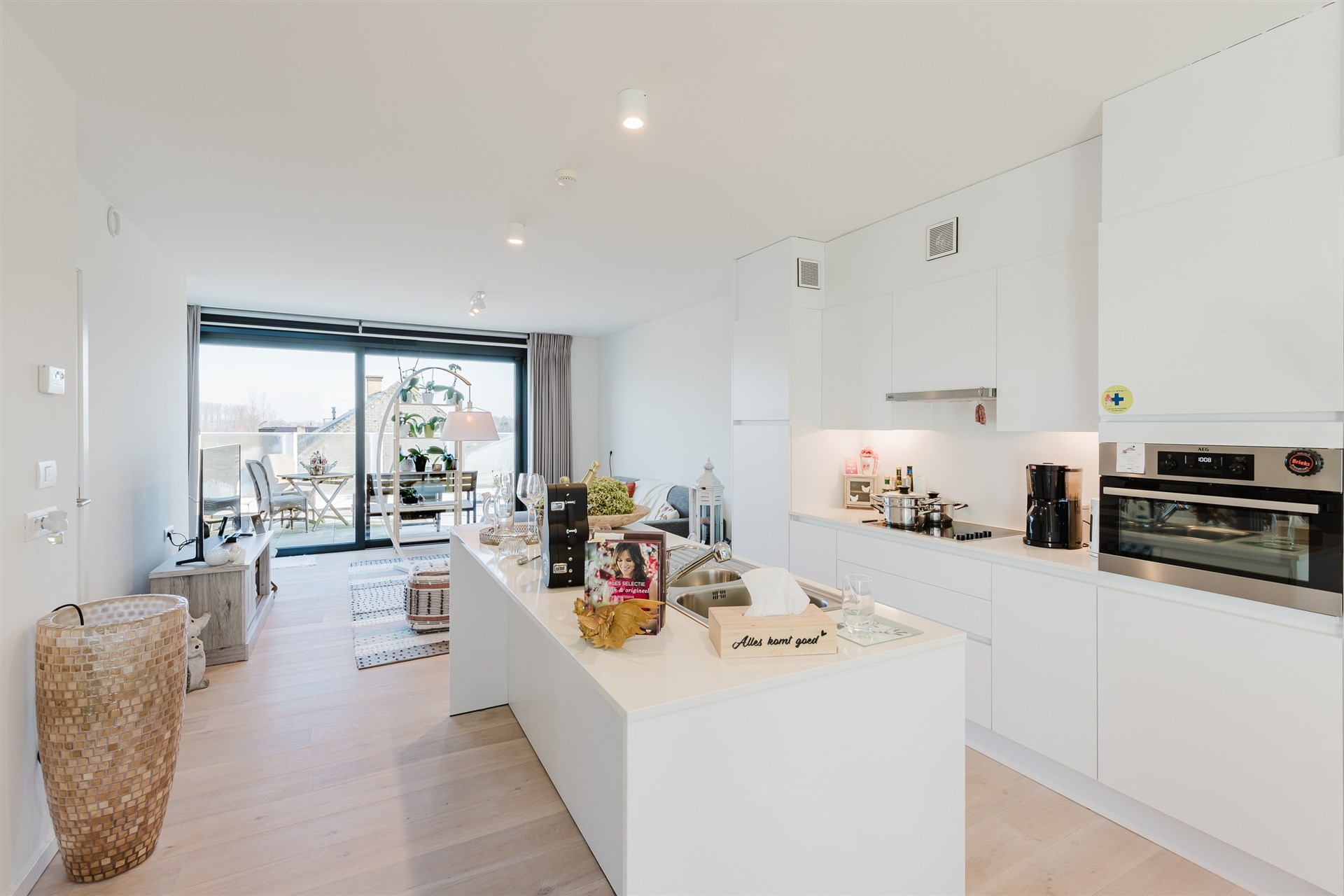 Assistentie-appartement in Residentie Ten Ede te Wetteren met ondergrondse autostaanplaats - foto 2
