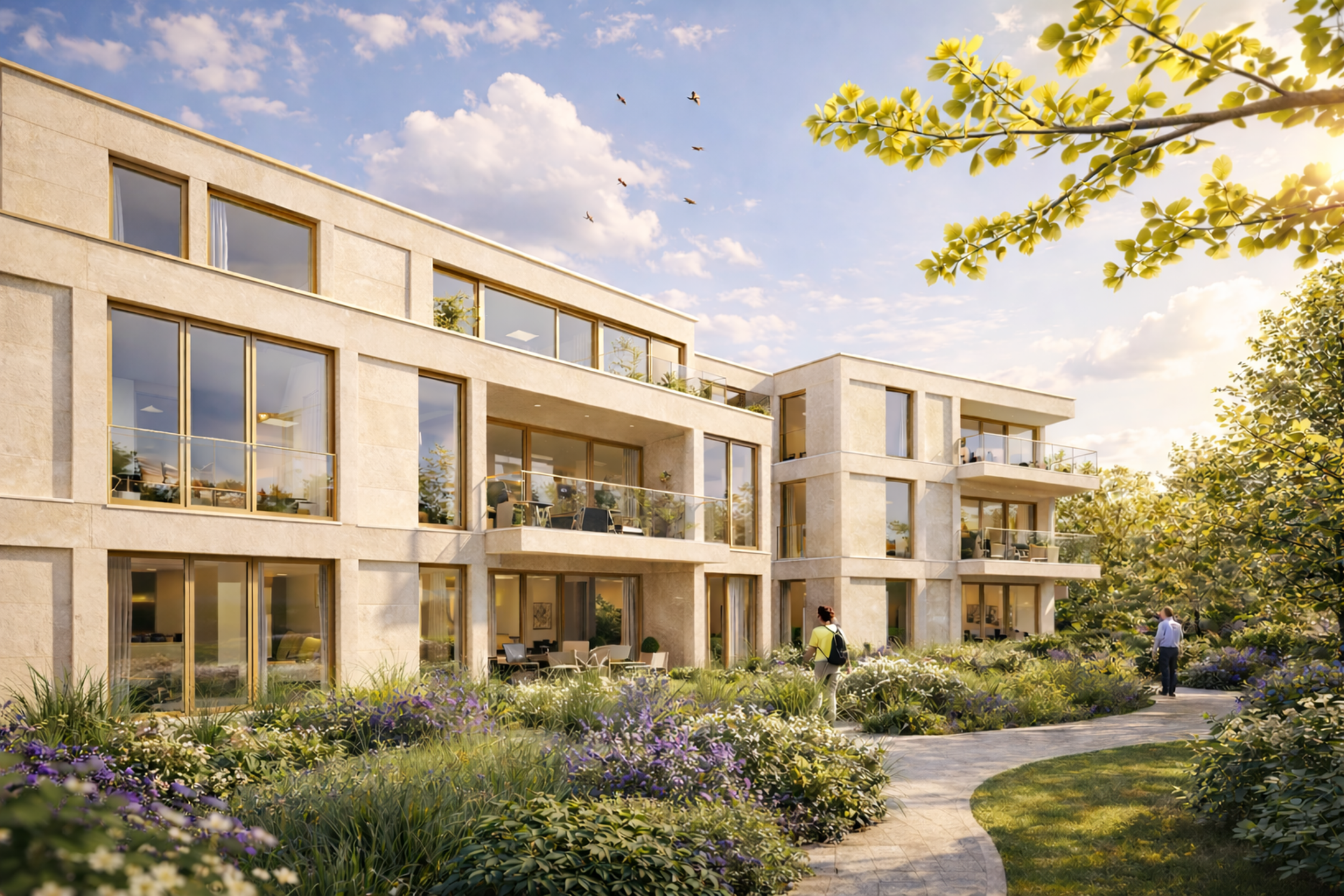 Parkappartementen in een eigen privé park nabij het centrum - foto 1