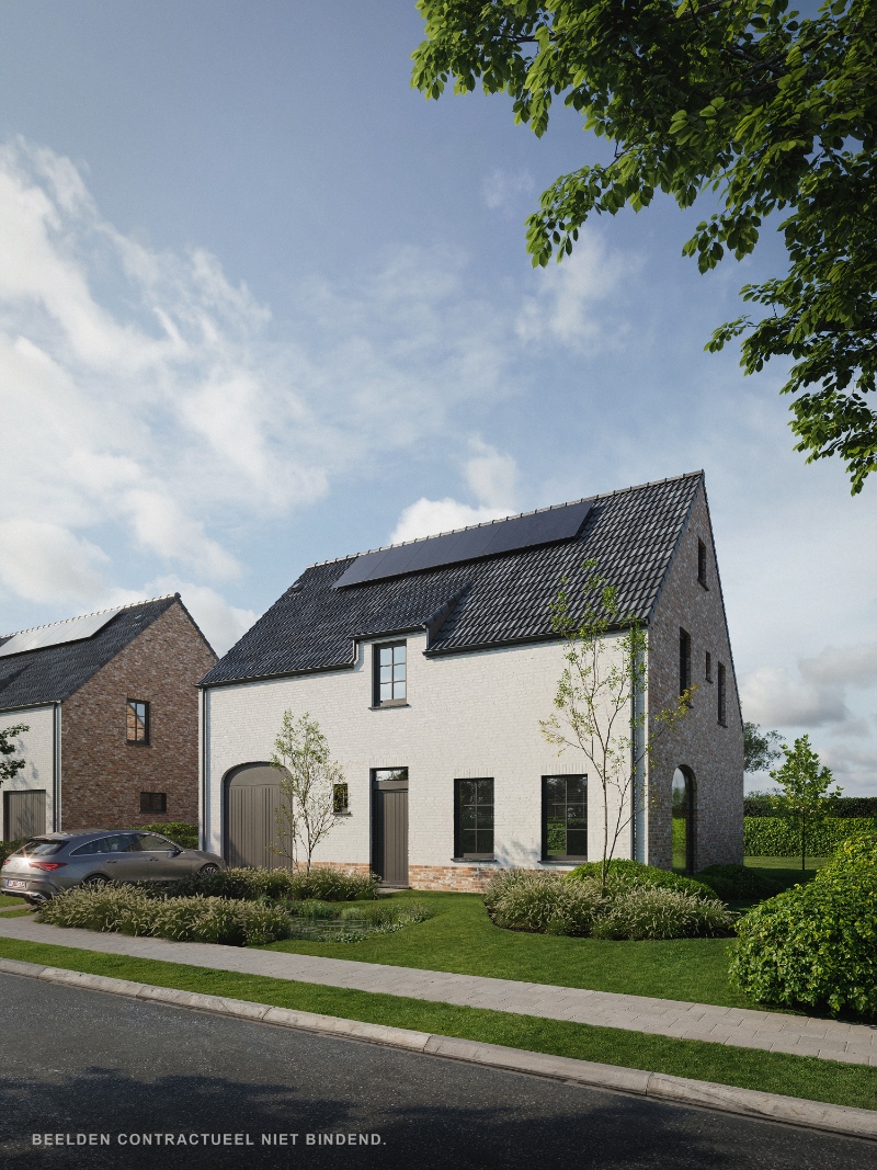 Alleenstaande landelijke nieuwbouwwoning te koop in Kuurne - foto 1