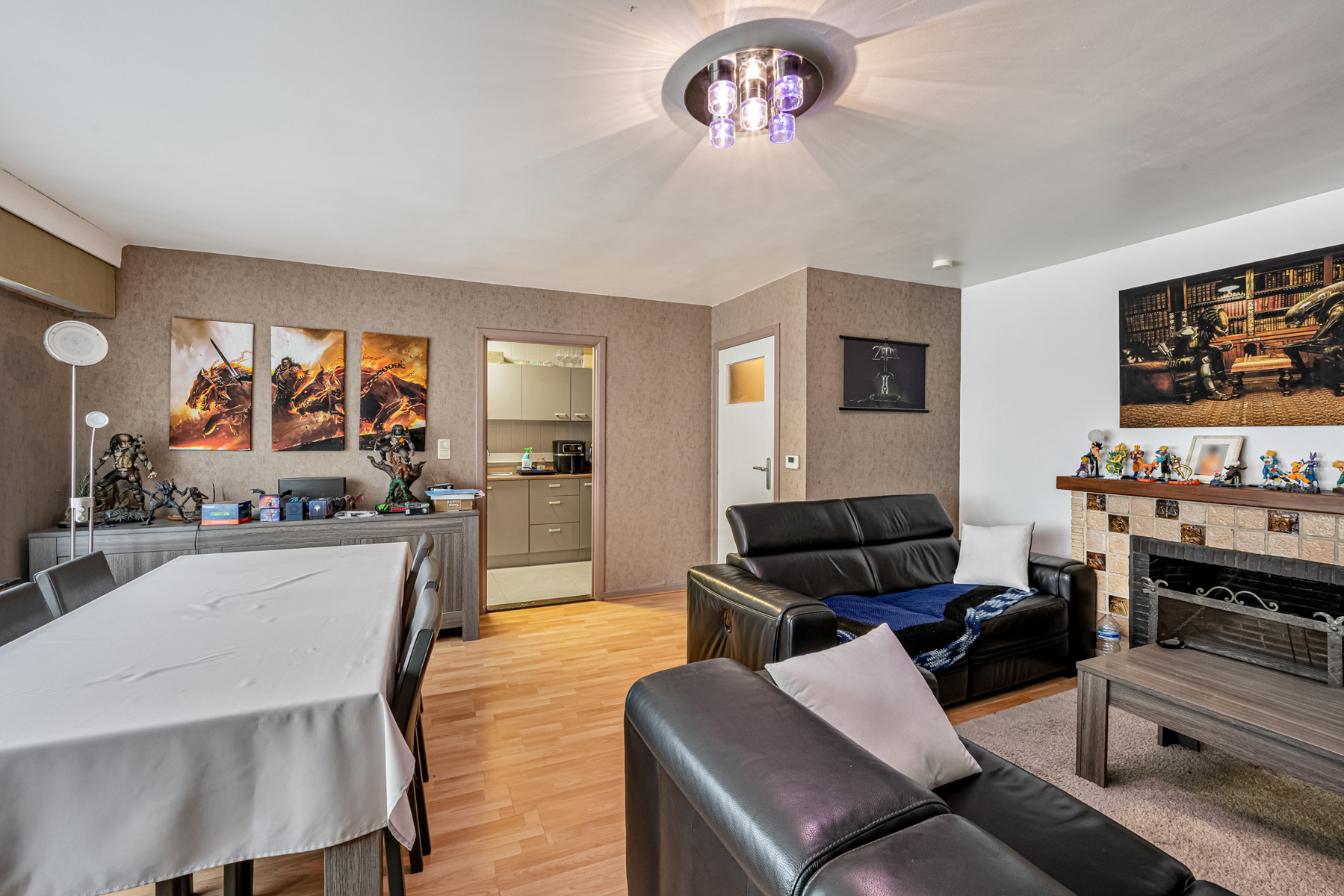 Gelijkvloers appartement met tuin en garage - foto 3