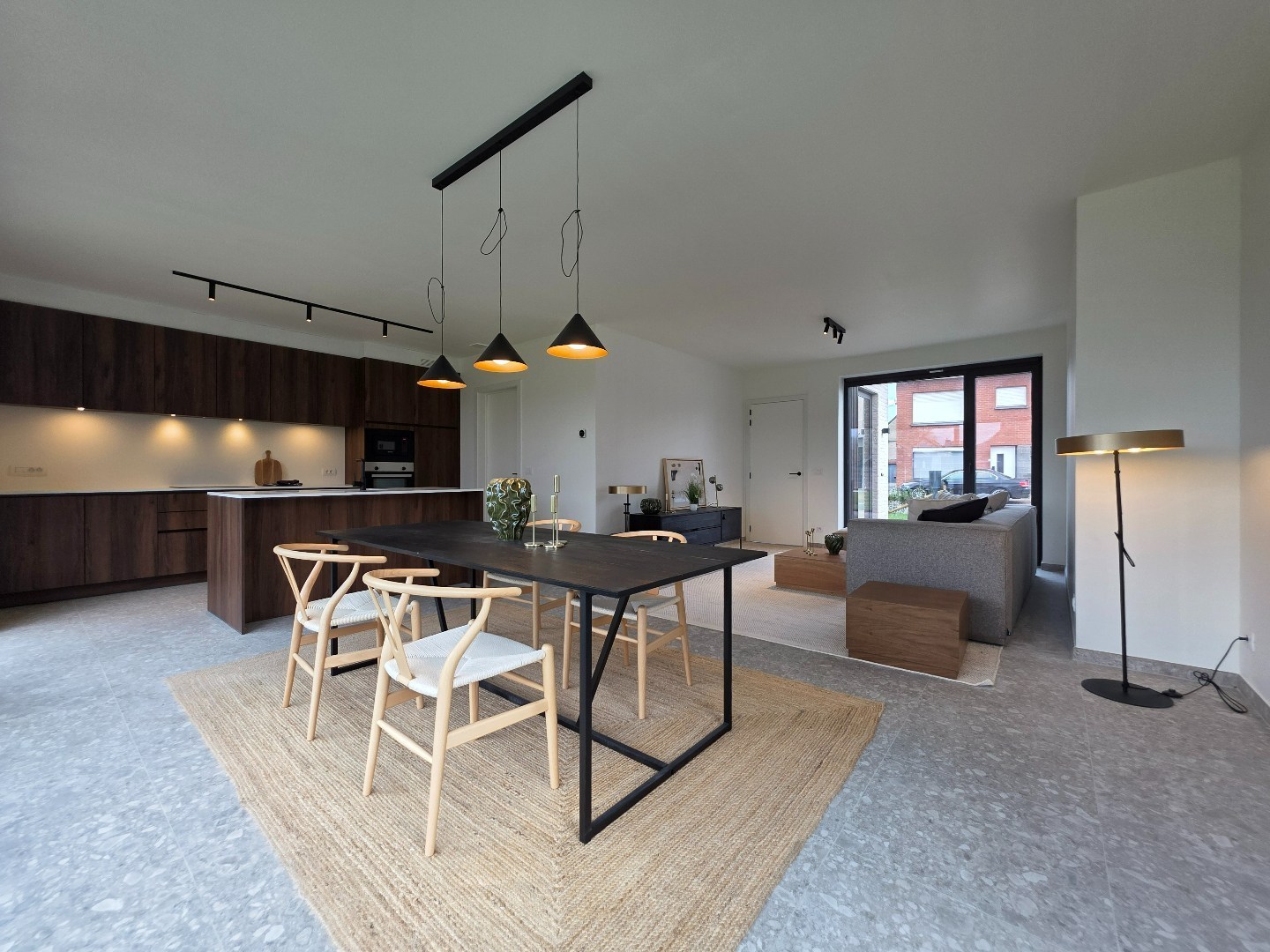 Nieuwbouwwoning E-peil 5 met terras en grote aangelegde tuin, gelegen in het woonproject Lijstergalm in Kuurne. - foto 3