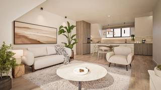 Ontdek dit stijlvolle kleinschalige nieuwbouwproject met slechts vier appartementen in de Lepelstraat te Stabroek.<br /><br />Dankzij de centrale ligging woont u op wandelafstand van winkels, scholen en openbaar vervoer, terwijl u tegelijk geniet van de rust van een aangename woonomgeving. De nabijheid van belangrijke invalswegen zorgt bovendien voor een vlotte verbinding richting Antwerpen en Nederland.<br /><br />Het project biedt voor elk wat wils:<br />- een ruim gelijkvloers appartement met 3 slaapkamers en een zonnige privatieve tuin;<br />- twee comfortabele appartementen op de eerste verdieping met 1 en 2 slaapkamers, telkens voorzien van een ruim terras;<br />- een dakappartement met 2 slaapkamers en een prachtig terras over de volledige breedte van het gebouw.<br /><br />Bij het ontwerp werd bijzondere aandacht besteed aan licht, ruimte en wooncomfort. Grote raampartijen zorgen voor een overvloed aan natuurlijk daglicht. Bovendien krijgt u de mogelijkheid om uw appartement een persoonlijke toets te geven dankzij de ruime budgetten voor keuken, sanitair en vloerafwerking.<br /><br />Ook op technisch vlak voldoet dit project aan de hoogste verwachtingen. Elk appartement wordt uitgerust met een lucht-water warmtepomp, vloerverwarming, een energiezuinig ventilatiesysteem, hoogwaardige isolatie en een E-peil van maximaal E30. Zo geniet u van een duurzame, toekomstgerichte woning met een laag energieverbruik en een optimaal wooncomfort. <br /><br />Het gebouw beschikt bovendien over een lift, een gemeenschappelijke fietsenberging en een afzonderlijke afvalberging.<br /><br />Extra troef: onder de geldende voorwaarden is een aankoop aan 6% btw mogelijk. De vermelde prijzen zijn exclusief aansluitingskosten voor de nutsvoorzieningen.<br /><br />Contacteer ons voor meer info op 0479/80.40.97 of lauren@vastgoed03.be