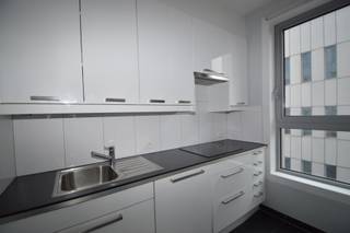 Modern appartement met 1 slaapkamer in 'London Tower' op het levendige Eilandje.Indeling: Inkomhal met vestiairekast en gastentoilet met...