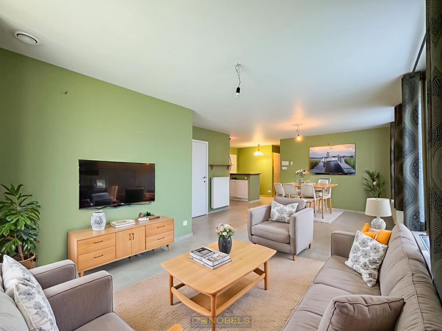 Te koop, energiezuinig 2-slaapkamer appartement inclusief garage en tuin te Zottegem - foto 1