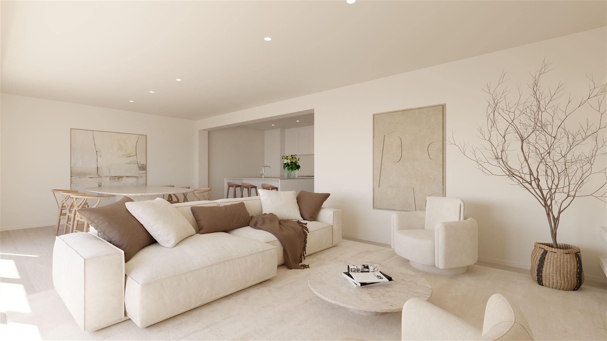 Nieuw luxueus 3 SLK (140m²) appartement met groot ZW terras - foto 3