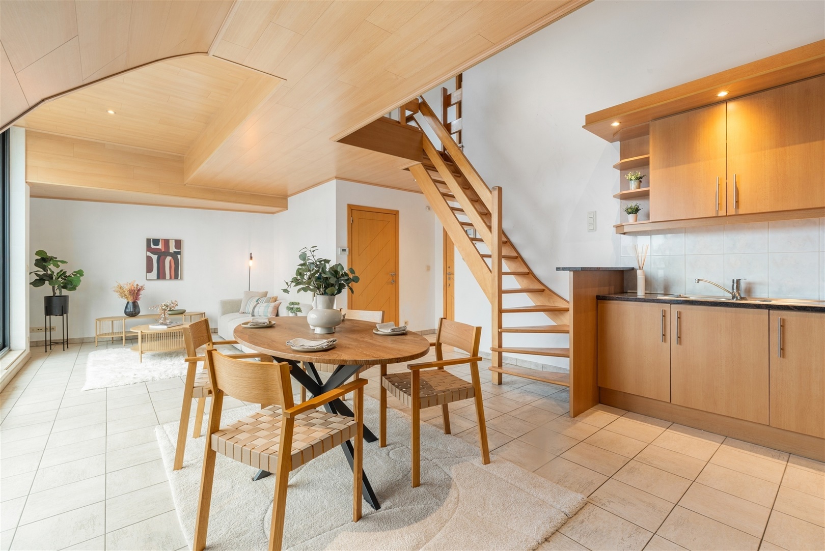 Duplexappartement met 1 slaapkamer, met ruim terras én staanplaats - foto 5