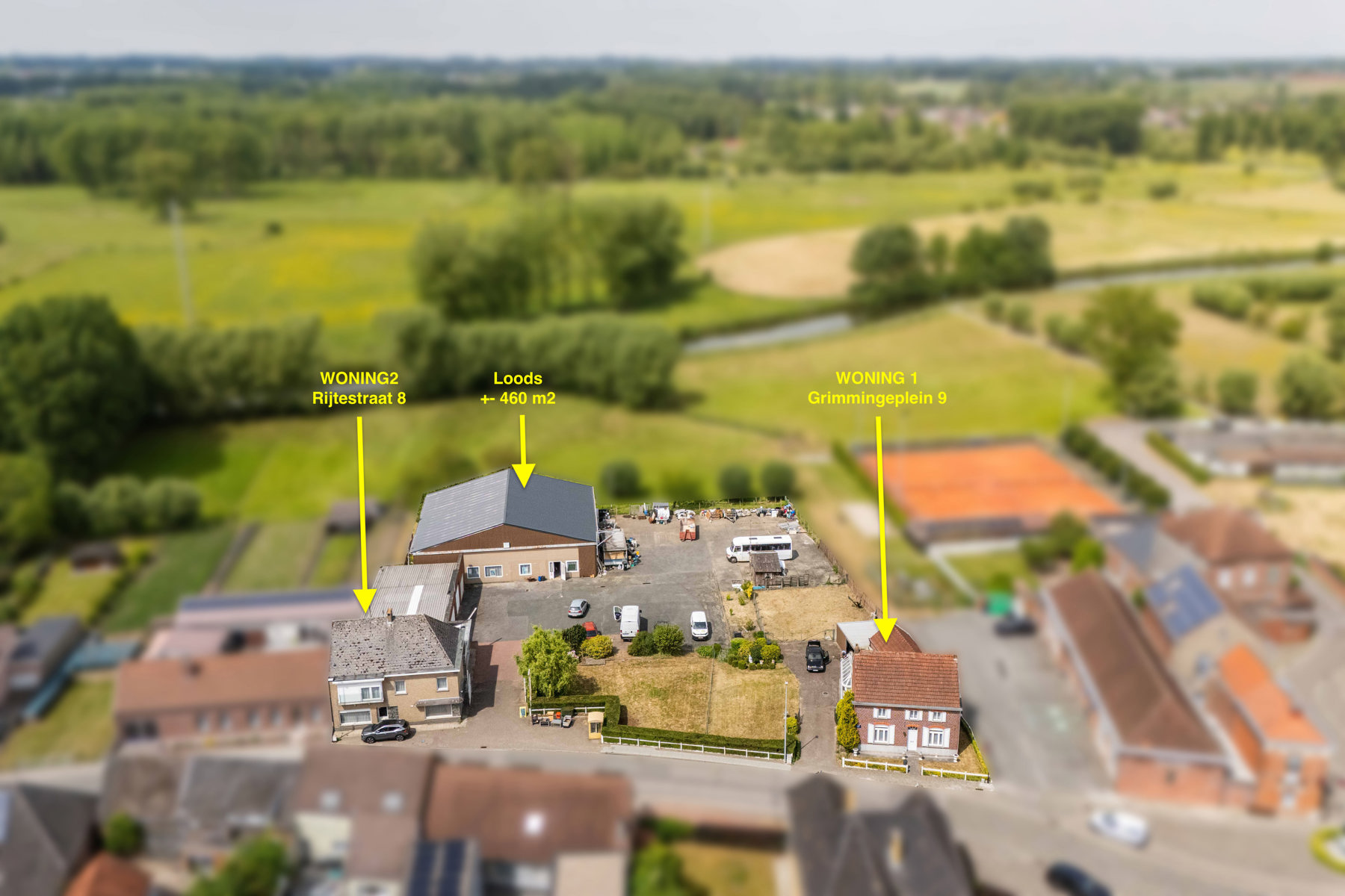 Investeringsproject op 4123 m2, 2 woningen + loods - foto 1