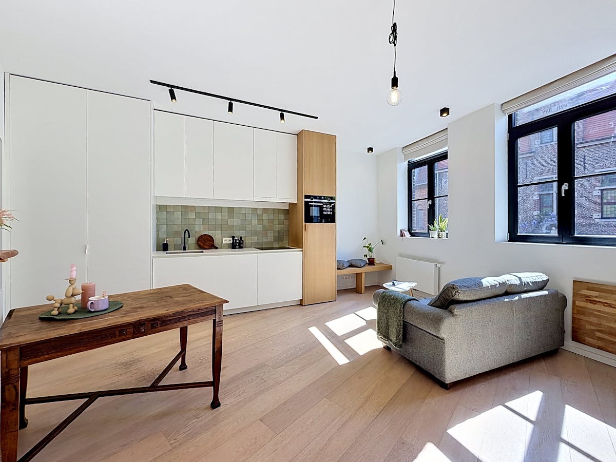 Bemeubeld éénslaapkamerappartement te huur in Gent - foto 1