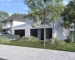 <p>Ontdek deze twee moderne halfopen nieuwbouwwoningen, rustig gelegen in Sint-Michiels langs de Diksmuidse Heerweg 287. Deze sleutel-op-de-deur woningen combineren hedendaagse architectuur met energiezuinig comfort en een doordachte indeling, ideaal voor wie zorgeloos wil bouwen zonder verrassingen.</p><p>Lot 1 situeert zich op een perceel van 503 m² met een bewoonbare oppervlakte van ca. 225 m², terwijl lot 2 een perceel van 445 m² omvat met ca. 215 m² bewoonbare oppervlakte. Beide woningen beschikken over 4 volwaardige slaapkamers, een lichtrijke leefruimte met open keuken en een praktische indeling afgestemd op modern gezinsleven.</p><p>De afwerking is kwalitatief en vrij te kiezen binnen aantrekkelijke handelswaarden, met onder meer een keukenbudget van €20.000 en sanitaire voorzieningen ter waarde van €8.000. Verder zijn de woningen uitgerust met een warmtepomp van Daikin, zonnepanelen, vloerverwarming op beide niveaus en een ventilatiesysteem D. Dankzij pvc-ramen van Winsol en een BEN-concept geniet u van een energiezuinige en toekomstgerichte woning.</p><p>De woningen worden volledig afgewerkt opgeleverd, met uitzondering van de tuinaanleg die optioneel kan voorzien worden. Bovendien kan de constructiewaarde aangekocht worden aan 6% btw (onder voorwaarden), wat dit project extra interessant maakt.</p><p>Een unieke kans voor wie op zoek is naar een kwalitatieve nieuwbouwwoning op een strategische ligging nabij Brugge, met alle comfort van vandaag en morgen.</p><p>Interesse?</p>