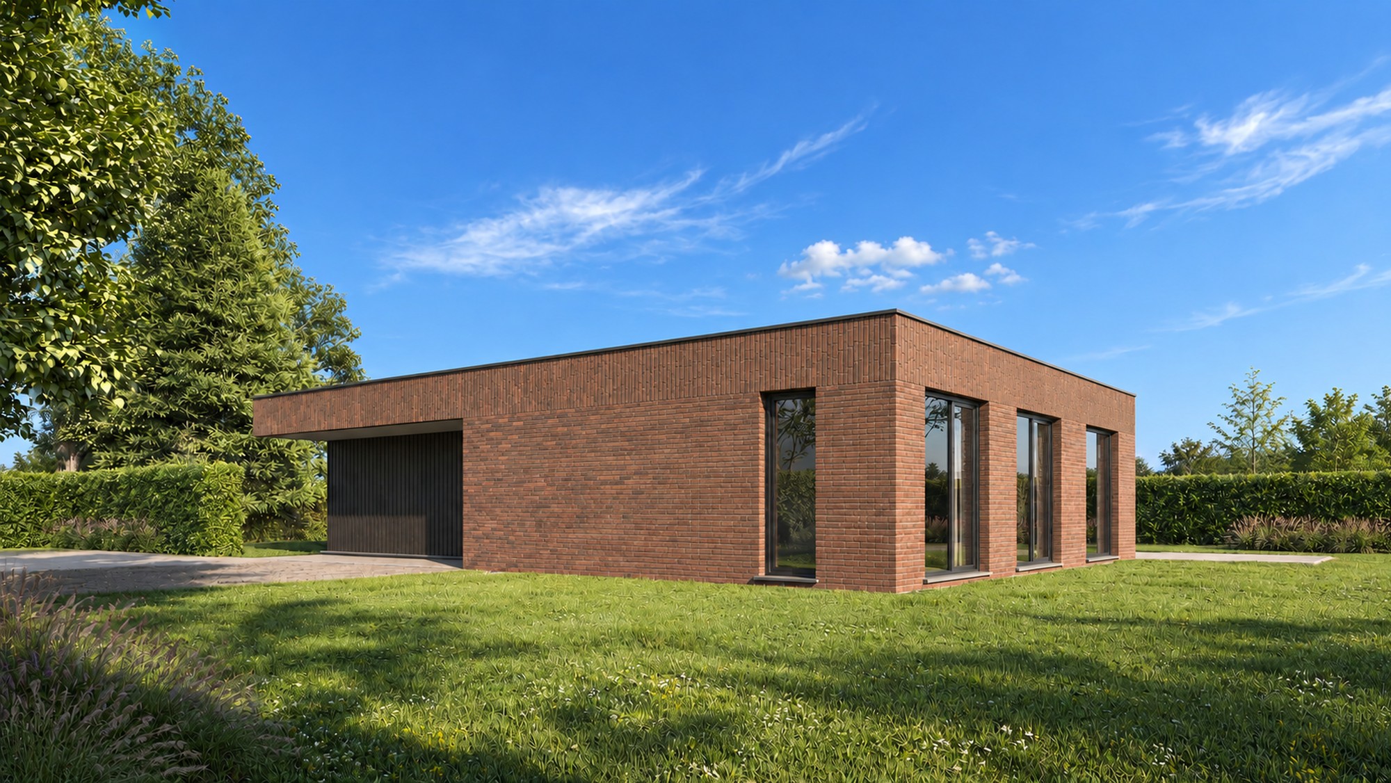 Gelijkvloerse nieuwbouwvilla in tweede bouwlijn in Lievegem - foto 3