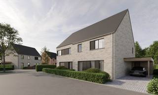 In het idyllische Ramskapelle bij Nieuwpoort vinden we langs de Leistraat deze ruime halfopen bebouwing met lotnummer 9 terug. Deze woning ligt op een Zuidwestelijk georiënteerd perceel van zo'n 340 m² en is op de gelijkvloerse verdieping voorzien van een inkomhal met apart toilet, een ruime royale leefruimte met open ingerichte keuken en was- en bergruimte. Op de eerste verdieping bevinden er zich 3 slaapkamers, een ruime badkamer en een nachthal met apart toilet. Bovendien bevat deze woning een ruime zolder en een gezellige tuin. (Vg, Wug,Gmo, Gvkr, Gvv) ~ max E-peil: 30 ~ Ref. OU26541<br /><br />Ramskapelle de charmantste deelgemeente van Nieuwpoort ligt te midden de polders nabij het sluizencomplex “de ganzepoot” en het op -en afrittencomplex van de E40. Hierdoor is de gemeente vlot bereikbaar via de E40 afrit 3 Nieuwpoort – Diksmuide. In Ramskapelle kunt u rustig vertoeven, doch is het bruisende stadscentrum van Nieuwpoort nooit ver weg. Binnen de 5 minuten staat u met de wagen op de markt van Nieuwpoort met de fiets staat u er binnen de 10 minuten. Bent u op zoek naar een unieke woning op een prachtige locatie met voldoende faciliteiten en waar de zee om de hoek gluurt dan zijn deze woningen zeker iets voor u.<br /> <br />Deze woning wordt gebouwd volgens de meest recente energienorm en u krijgt nog de volledige inspraak in de afwerking conform het lastenboek! <br /><br />Bent u overtuigd van dit project die het beste van beide werelden combineert namelijk de rustige landelijke setting op een steenworp van de bruisende kuststad, contacteer ons dan vandaag nog voor een vrijblijvende afspraak op kantoor. Tot binnenkort !