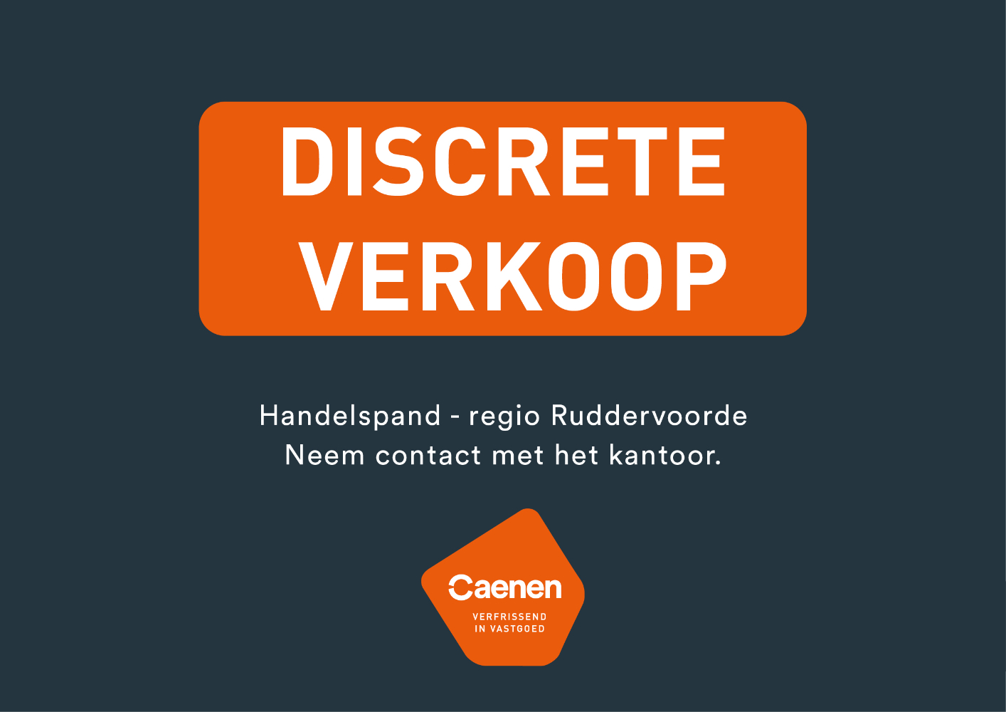 Handelspand met tuin op commerciële ligging in Ruddervoorde. - foto 1