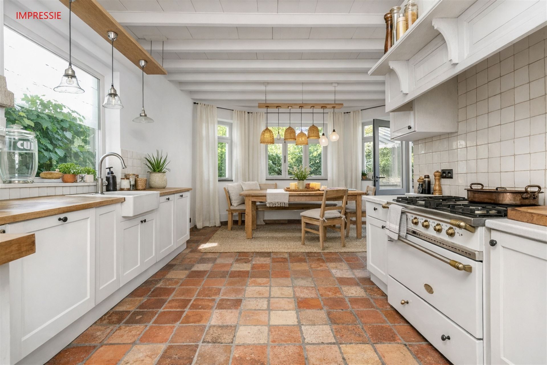 Maison de campagne avec 4 chambres, pool house et piscine - photo 2