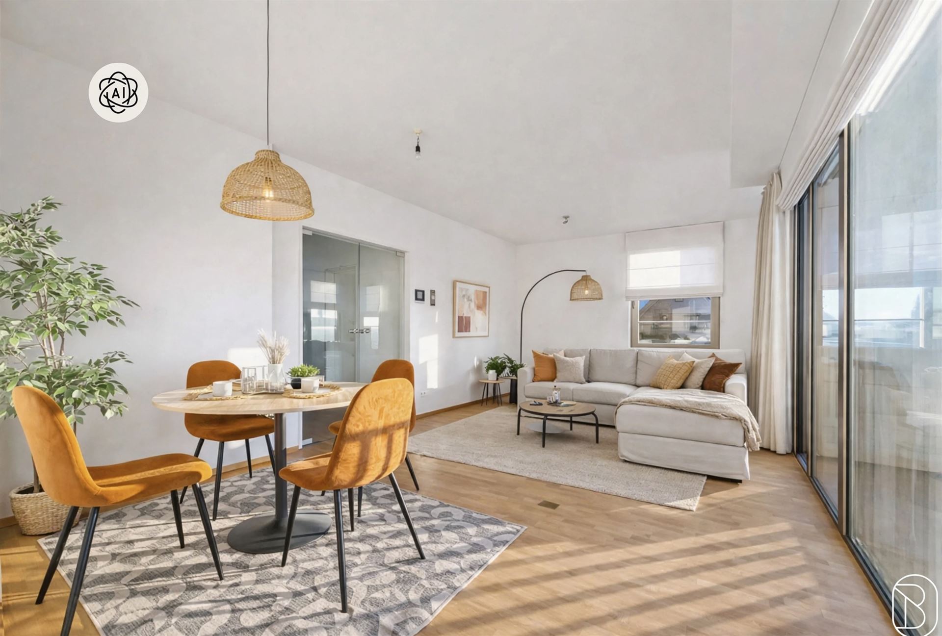TOPGELEGEN APPARTEMENT met 2 slaapkamers en leuk ZONNETERRAS - foto 4