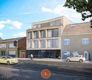 Nieuwbouw appartement met terras en garage– tweede verdiepingDit moderne nieuwbouwappartement, gelegen op de tweede verdieping, biedt 2 ruime...
