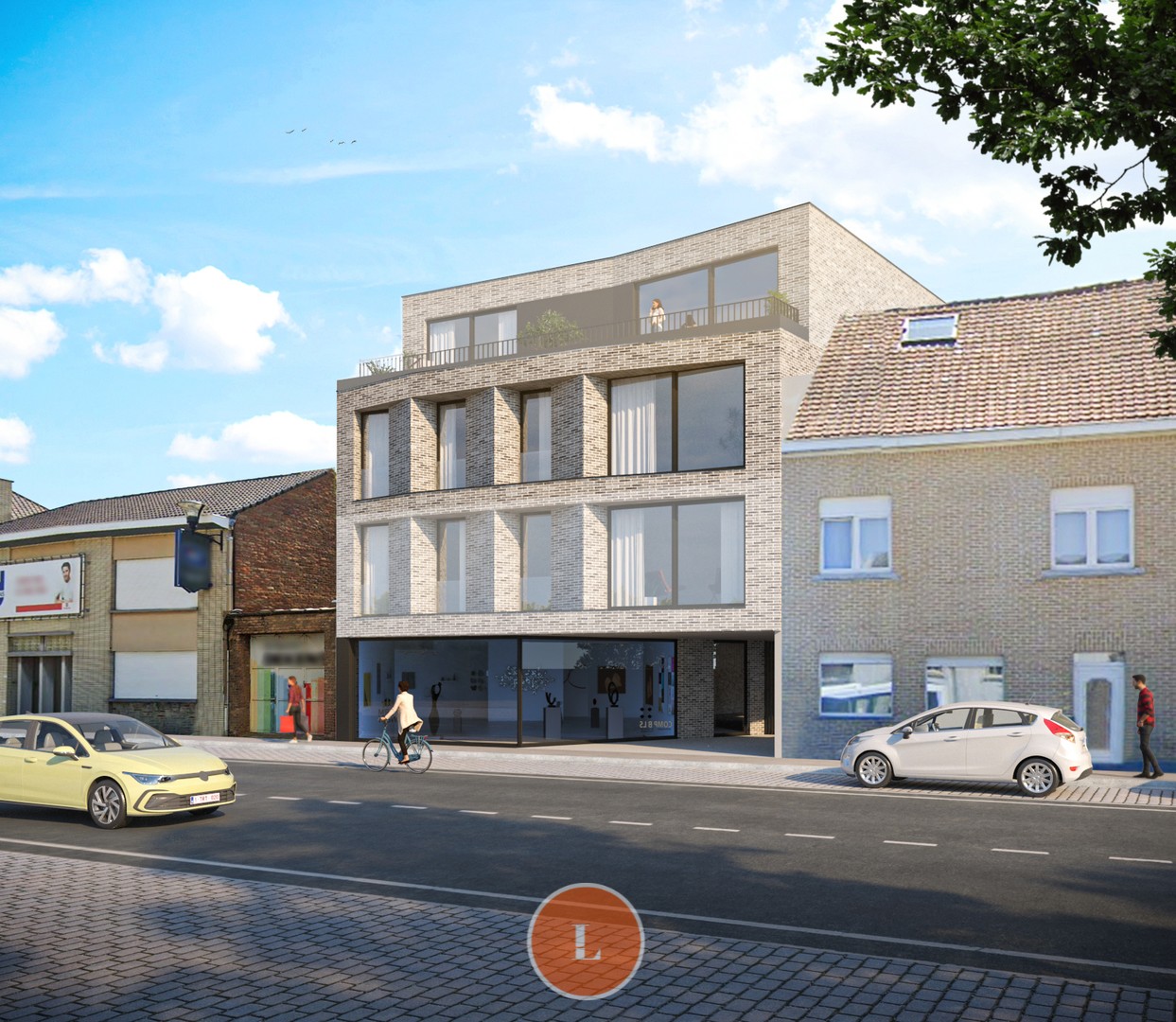 Nieuwbouw appartement met terras en garage– tweede verdieping - foto 2