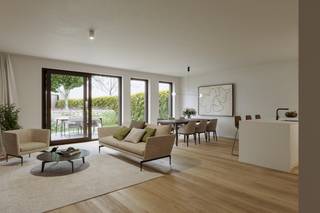 Dit gelijkvloers 2-slaapkamerappartement van ca. 98 m² bevindt zich in blok A, gelegen aan de Liersesteenweg 212 te Mortsel. Indeling:- inkomhal met gastentoilet (12 m²) - berging (2,5 m²) - leefruimte met open keuken (43,50 m²)- slaapkamer 1 (11 m²) - slaapkamers 2 (9 m²) - privatieve tuin (23 m²) Bent u geïnteresseerd in dit appartement te koop in Mortsel? Aarzel dan niet om contact met ons op te nemen. Wenst u uw eigendom ook te koop of te huur te stellen? We helpen u graag verder. Steeds tot uw dienst om u verder te helpen met al uw vragen over vastgoed!