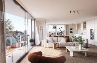 OPLEVERING VOORJAAR 2027! In het centrum van Blankenberge lanceren we het project, Maison Duysburgh. In totaal verrijzen er 39 appartementen ontworpen door het Blankenbergs architectenteam van GW2. Zeer typerend aan het project is het contrast van de moderne nieuwbouw met het behoud van het breedhuis in art-nouveau-stijl. De projectsite bevindt zich pal tussen de Grote Markt en de Zeedijk van Blankenberge waardoor quasi alle faciliteiten op wandelafstand liggen.
In het aanbod van appartementen wordt een mix voorzien van één, twee of drie slaapkamers met mooie terrassen. Het combineren van meerdere appartementen is hier nog perfect mogelijk. De integratie van het beschermd gebouw in het totale project wordt een heuse eye-catcher voor Blankenberge en bezorgt het gebouw de nodige allure.
Alle appartementen worden verwarmd op basis van een warmtepomp gekoppeld aan vloerverwarming. Dit in combinatie met het ventilatiesysteem (type D), de akoestische isolatie en thermische isolatie maken dat de E-peilen maximaal E30 kunnen bedragen. Naast de gunstige E-peilen voorziet de bouwheer ook mooie budgetten in het lastenboek en een interieurarchitect die u bijstaat met advies.
Deze type appartementen kunnen worden aangekocht aan 6% btw. Neem contact op voor meer informatie via 050 70 81 74 of hello@keyimmo.be.