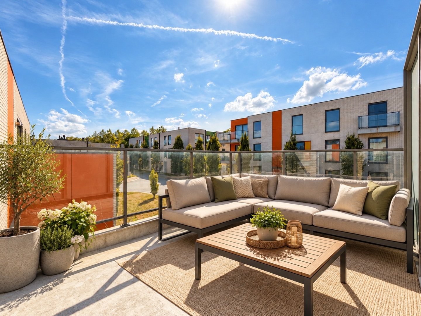 Te koop, lichtrijk appartement met ruim terras en 2 ondergrondse autotaanplaatsen aan de Leie - photo 2
