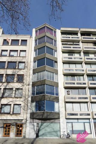 Op enkele meters van het Bonaparte dok en de jachthaven ('t Eilandje) bevindt zich een prachtig appartementsgebouw van de hand van Jo Crepain bestaande uit loftappartementen. <br />Beschikbaar vanaf 1 maart. <br />Indeling: appartement op de 3e verdieping (met lift) met prachtig uitzicht, Inkomhal met afzonderlijk toilet, berging met aansluiting wasmachine en droogkast, ruime en lichte living (42m² op gepolierde beton) met volledig ingerichte open keuken met alle toestellen, slaapkamer (16 m²), badkamer (ligbad met douchesproeier douche, dubbele lavabo), terras (11 m²) met bankirai. <br />Algemene onkosten: 90,00 euro/maand (water, lift, gemene delen).<br />Elektriciteit met eigen meter, vloerverwarming. <br />EPC = 233. De ramen aan de voorkant werden recent vernieuwd. <br />Fietsenberging en privatieve kelderberging aanwezig.