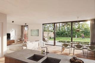 <p><strong>Woning 10 is een gesloten bebouwing met verdiep en heeft een bruto bewoonbare oppervlakte van 150 m². De woning beschikt over drie slaapkamers, woonkamer met open leefkeuken, berging, badkamer, twee toiletten en een aparte fietsenberging. Het terras van 28 m² vloeit door in de privétuin van 119m².<br />Daarnaast zijn er ondergrondse autostaanplaatsen en fietsenbergingen beschikbaar, evenals gemeenshappelijke bovengrondse fietsenplaatsen en bezoekersparking. <br /><br />Ontdek Molenakker, een exclusief en luxueus nieuwbouwproject gelegen aan het Molenpad in Vosselaar. Deze 11 design-woningen, waarvan 6 laagbouw, staan synoniem voor toekomstgerichte kwaliteit en innovatie. Ontworpen in een modernistische architectuur vormen ze een eerbetoon aan de toonaangevende bouwstijl van de Turnhoutse school. Én dit op een groene en rustige toplocatie in centrum Vosselaar.Technisch worden de woningen gebouwd aan de hoogste standaarden van comfort en duurzaamheid. Onder andere door de inzet op energiezuinige technieken en circulaire bouwprincipes kwalificeren de woningen als bijna-energie-neutraal. Met hoge afwerkingsbudgetten personaliseert u de woning naar eigen stijl en maximaal wooncomfort.</strong></p>
<p></p>