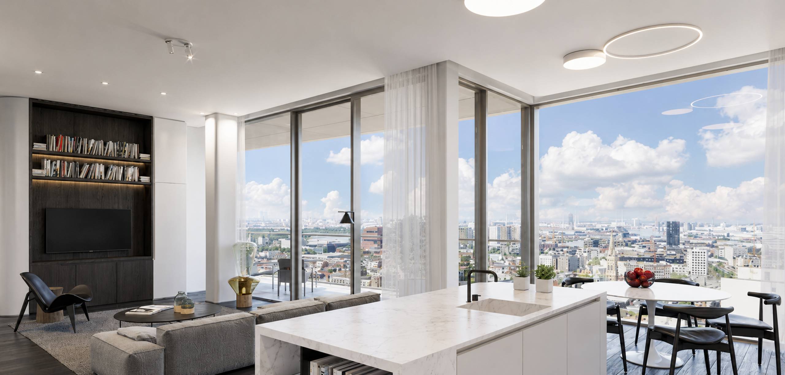Verfijnd wonen in Antwerp Tower - foto 2